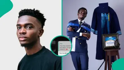 LASU Graduate Who Wrote JAMB Twice Bags 2:1, Shares Dad's Reaction