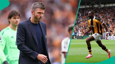 Michael Carrick Reacts as Semi Ajayi Helps Hull Beat Man United