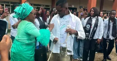 Mother Reveals Why She Gifted Son a Goat at Graduation, Cost ₦120,000