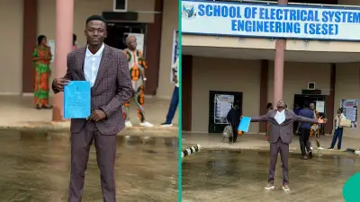 Nigerian Graduate Shares Epic Photos Celebrating Sign-out from University