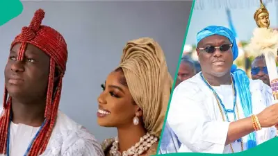 Ooni of Ife Welcomes Baby Girl With Olori Months After Twins