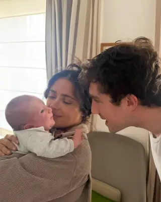 Salma Hayek Becomes a Grandmother at 59 After Step-son Welcomes Baby Boy