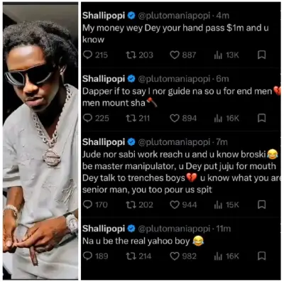 Shallipopi Accuses Dapper Music of Withholding Over $1 Million