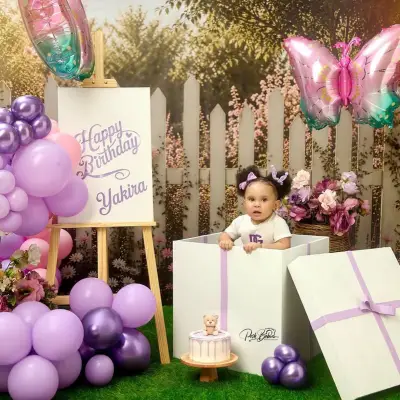 Toke Makinwa Reveals Daughter Yakira's Face on First Birthday