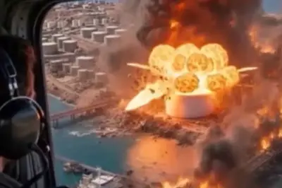 Trump shares AI video of Iran's Kharg Island being 'blown to smithereens'