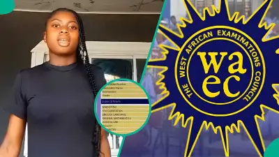 WAEC 2026: Nigerian Girl Reacts to D7 in English, Plans NECO