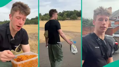 White Man Tries Nigerian Jollof Rice, Rates It 9/10 in Viral Review