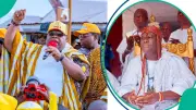 Adeleke Prostrates for Ooni of Ife Ahead of Osun 2026 Election