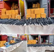 Customs Seize 399 Rifles, Parts at Tincan Island Port