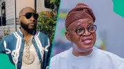 Davido Fires Back at Ex-Governor Oyetola Over APC Osun Rally Post, Elicits Reactions