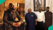 Davido Prostrates Before Wike After Bragging About Defeating APC in Osun Election
