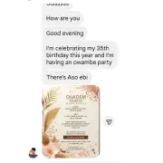 Ehi Ogbebor Shares DMs of Diiadem Begging to Be Her 'Handbag'