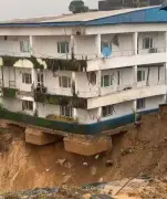 Hospital building collapses in Calabar after landslide from heavy rain