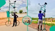 Kebbi cyclist builds viral tall bicycle without engineering degree