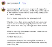 Mary Remmy Njoku: Women's Success Should Not Make Men Insecure