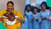 Mo Bimpe Gifts Ibadan Market Women for Triplets Celebration
