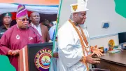Osun Governor Adeleke Visits Ooni of Ife, Receives Royal Blessing Ahead of Poll