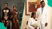 Peller Shares Dollars With Parents at White Wedding, Fans React