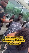 Police Rescue Suspected One-Chance Robber from Mob in Rivers