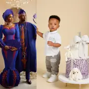 Priscilla Ojo, Juma Jux Unveil Son Rakeem's Face on First Birthday