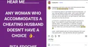 Rita Edochie Warns Women: Accommodating a Cheating Husband Costs Sanity