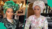 Shade Okoya Defends Social Life, Names Beans Favourite Food in Son's Chat