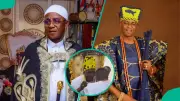 Video Trends as Oba Spits Alcohol on Man Receiving Chieftaincy Title at Iba Palace