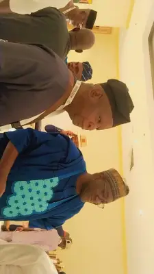 ARCN Boss Dabban Congratulates Minister Kyari on Son's Wedding