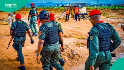 NSCDC Parades Suspended Commandant, 23 Others Over Illegal Miners' Deaths