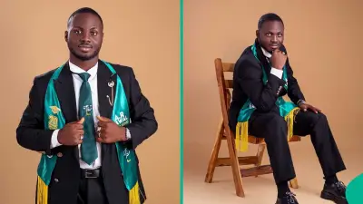 OOU Law Graduate Calls 3.49 CGPA 'Sharpest Pain' After Losing Father