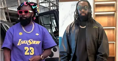 Timaya's Bold Fashion Choices: Hair Rollers, Thigh Boots, and Open-Toe Shoes