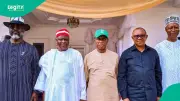 Peter Obi, Kwankwaso Visit Amaechi in Port Harcourt After Mother's Death