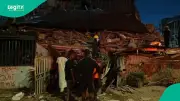 Sealed Abuja Building Collapses in Wuse Zone 3, No Casualties Yet