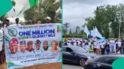 Students Rally for Tinubu in Abuja as Group Targets 12m Votes
