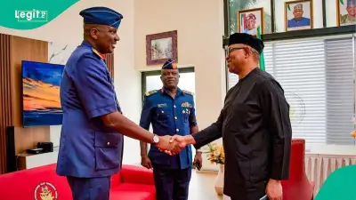 Peter Obi Signs Condolence Register at Nigerian Air Force HQ After Crash