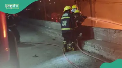 Tanker Fire Under Otedola Bridge Triggers LASEMA Emergency Response