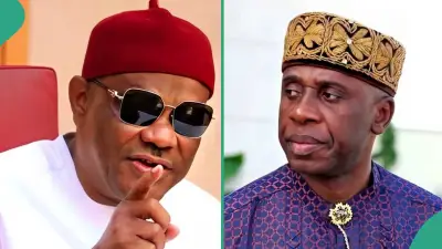 Wike Slams Amaechi Over Claim Tinubu's Policies Caused Mother's Death