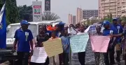 Retired Police Officers Protest at National Assembly Over Pension Bill