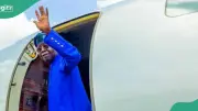 Tinubu Returns to Abuja After Six-Day Lagos Stay, Palace Visit